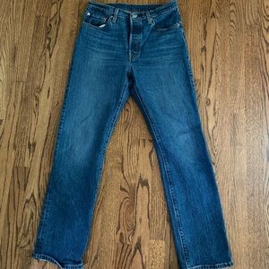 Levi’s 501 blue jeans